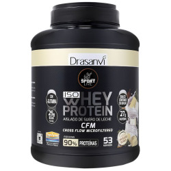 WHEY PROTEIN AISLADO CHOCO BLANCO 1,6KG DRASANVI SPORT LIVE