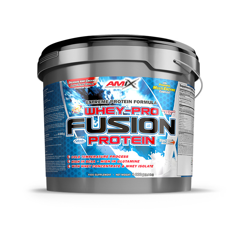 WHEY-PRO FUSION 4 KG Fresa AMIX