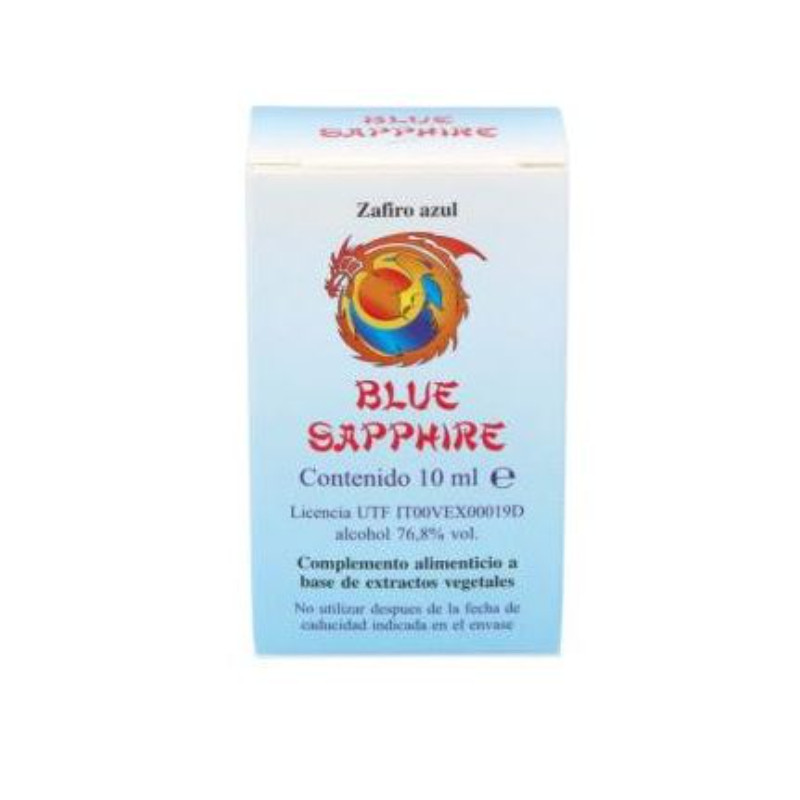 BLUE SAPPHIRE 10 ml,  gotas perlingual HERBOPLANET