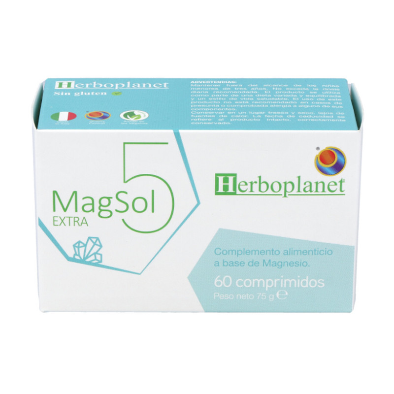 MAGSOL 5 EXTRA  75 g, 60 comprimidos en blister HERBOPLANET