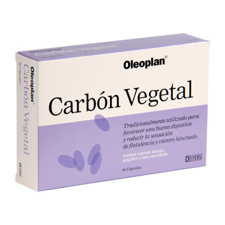 OLEOPLAN CARBON VEGETAL 60 CAPSULAS DEITERS