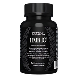 HAIR 10 60 CAPSULAS VEGETALES NUTRINAT EVOLUTION