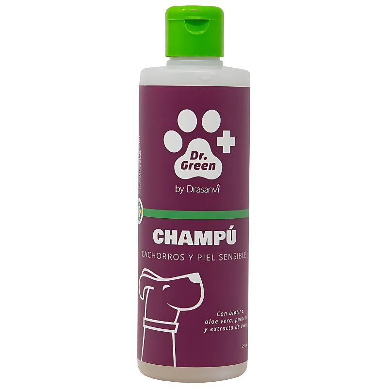 CHAMPU CACHORROS Y PIEL SENSIBLE 250 ML DR. GREEN