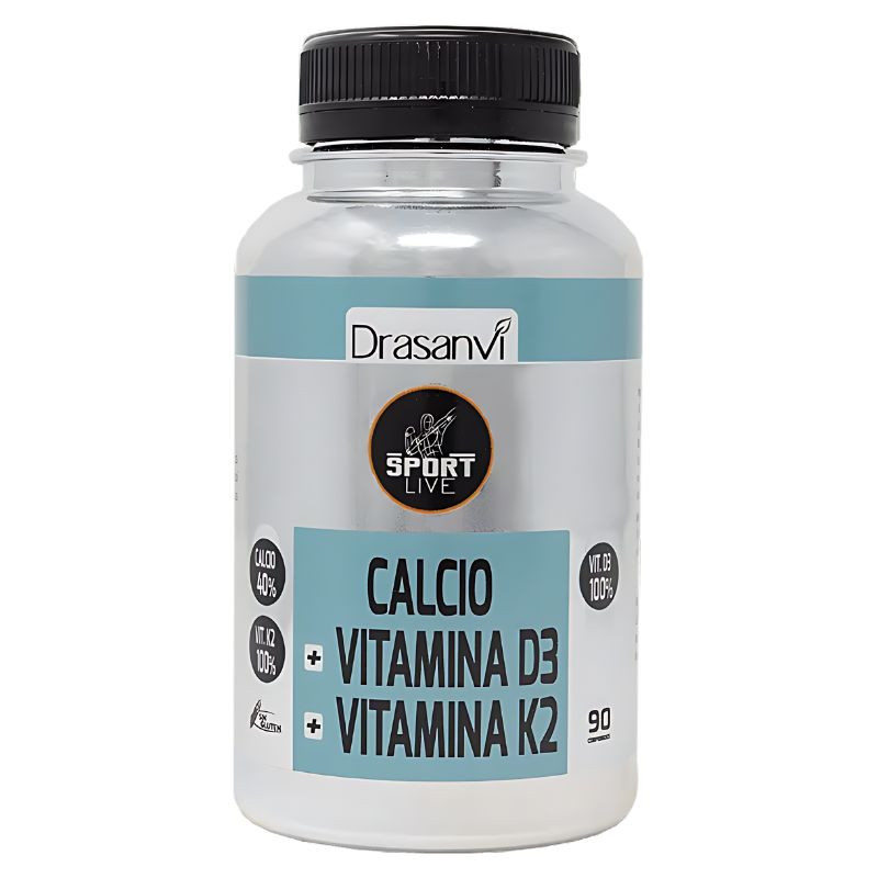 CALCIO VITAMINA D3+K2 90 COMPRIMIDOS DRASANVI SPORT LIVE