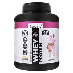 WHEY PROTEIN CONCENTRADA YOGUR FRESA 1,45KG DRASANVI SPORT LIVE