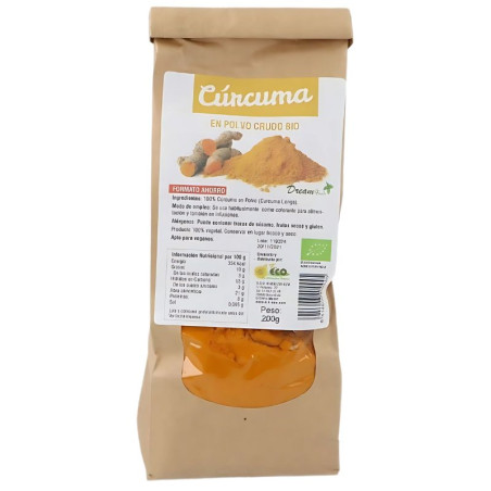 CURCUMA POLVO BIO 200Gr DREAMFOODS