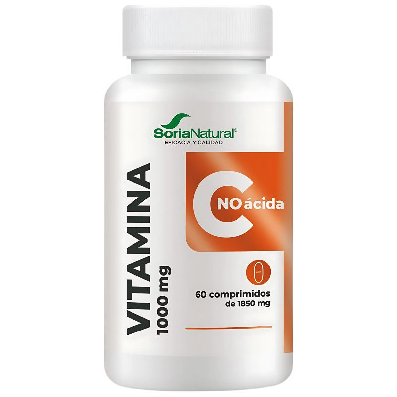 VITAMINA C NO ÁCIDA 60 COMPRIMIDOS SORIA NATURAL