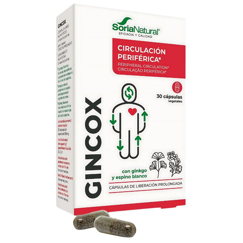 GINCOX 30 CÁPSULAS SORIA NATURAL