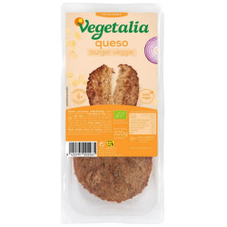 VEGEBURGUER DE SEITÁN Y QUESO BIO (4 UNIDADES) 320GR VEGETALIA