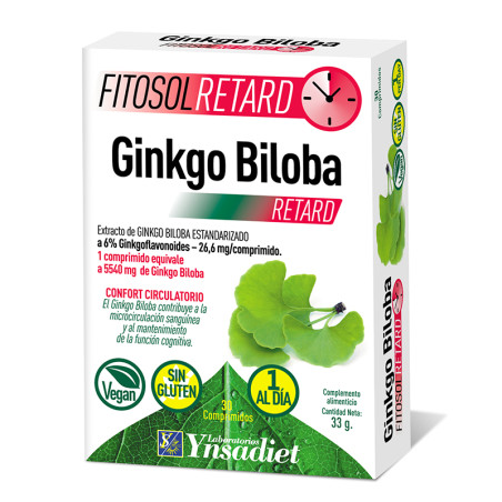 GINKGO BILOBA 30 COMPRIMIDOS YNSADIET