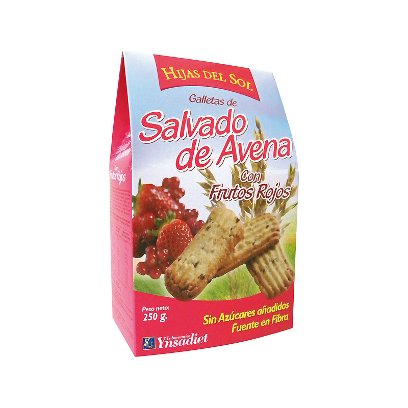 GALLETAS DE AVENA CON FRUTOS ROJO 250Gr. HIJAS DEL SOL