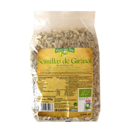 SEMILLAS DE GIRASOL PELADAS BIO 350Gr. HIJAS DEL SOL