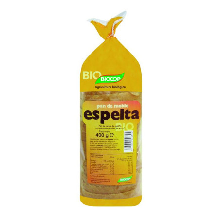 PAN MOLDE DE ESPELTA 400Gr. BIOCOP