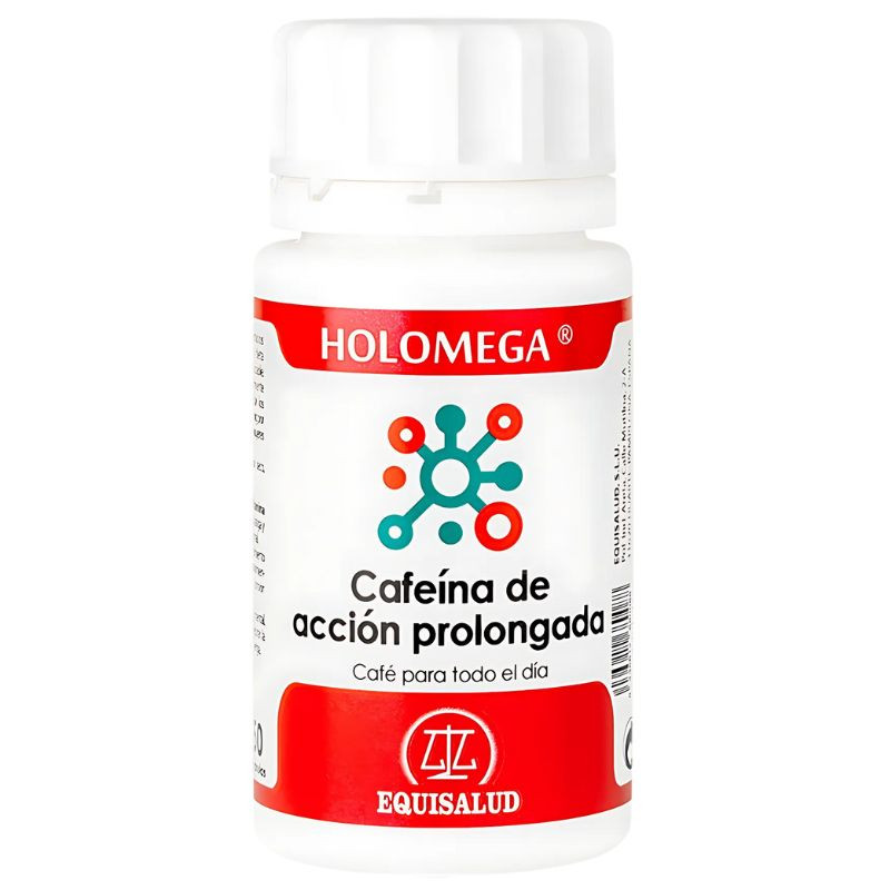 HOLOMEGA CAFEÍNA ACCIÓN PROLONGADA 50 CÁPSULAS EQUISALUD