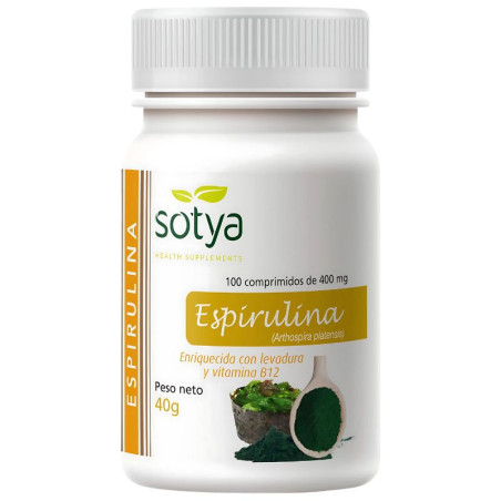 ESPIRULINA 100 COMPRIMIDOS SOTYA