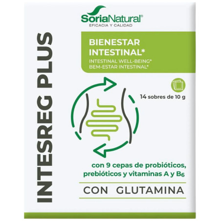 INTESREG PLUS 14 SOBRES SORIA NATURAL