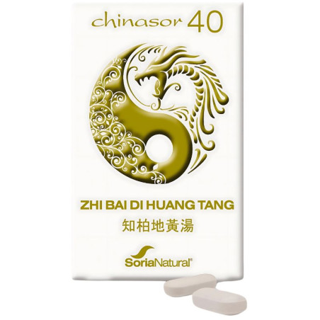 CHINASOR 40 ZHI BAI DI HUANG TANG 30 COMPRIMIDOS SORIA NATURAL