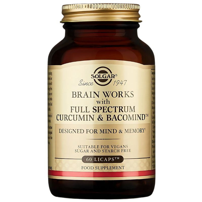 BRAIN WORKS 60 CÁPSULAS VEGETALES SOLGAR