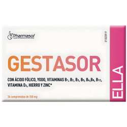 GESTASOR ELLA 36 COMPRIMIDOS SORIA NATURAL