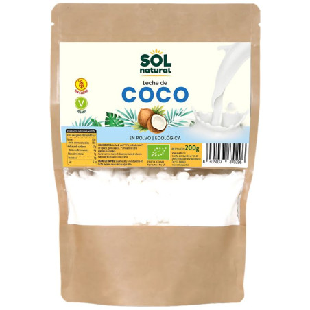 LECHE DE COCO EN POLVO BIO 200GR SOL NATURAL