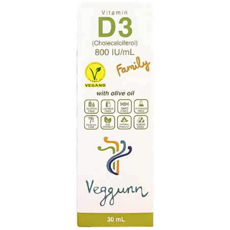 VITAMINA D3 30Ml. VEGGUNN