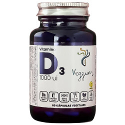 VITAMINA D3 1000UI 60 CAPSULAS VEGGUNN