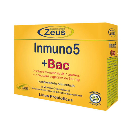 INMUNO 5 + BAC SOBRES Y CAPSULAS ZEUS