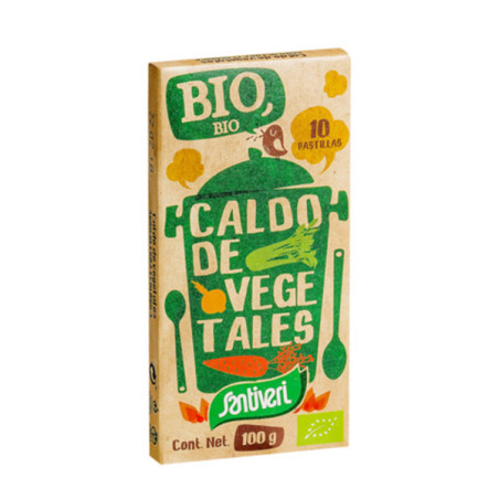 CALDO VEGETAL BIO 100Gr. SANTIVERI