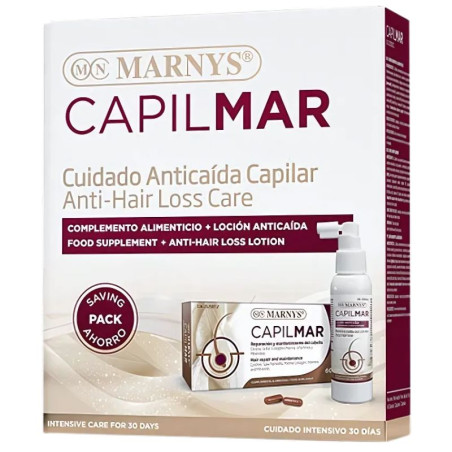 PACK CAPILMAR LOCION ANTICAIDA + CAPSULAS MARNYS