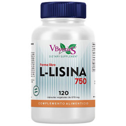 L-LISINA 750MG 120 CÁPSULAS VEGETALES VBYOTICS