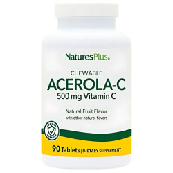 ACEROLA C 500MG 90 COMPRIMIDOS MASTICABLES NATURES PLUS