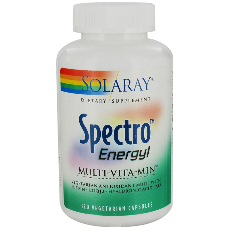 SPECTRO ENERGY MULTI-VITA-MIN 120 CAPSULAS VEGETALES SOLARAY