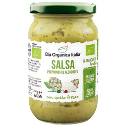 SALSA DE ALCACHOFA CON QUESO FRESCO 350G BIO ORGANICA ITALIA