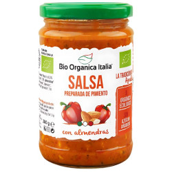 SALSA DE PIMIENTO CON ALMENDRAS 280G BIO ORGANICA ITALIA