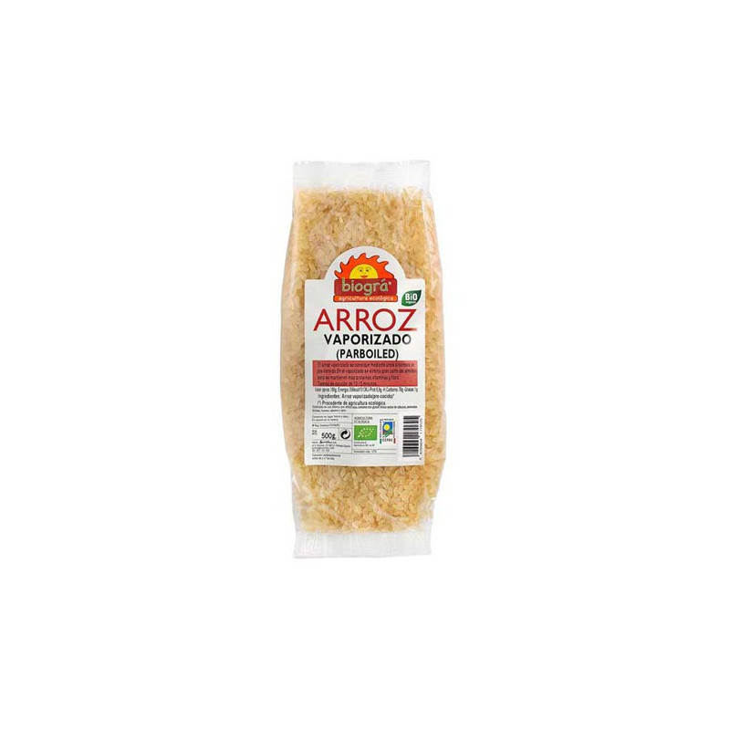 ARROZ VAPORIZADO (PARBOILED) 500Gr. BIOGRA