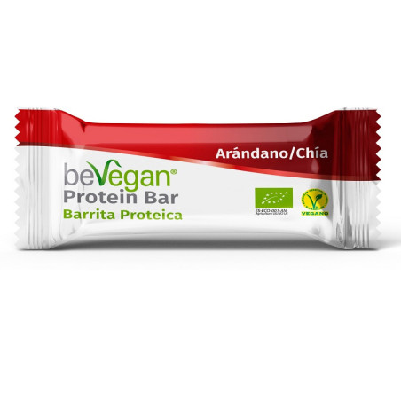 BARRITA PROTEICA ARANDANO CHIA 35Gr. BEVEGAN