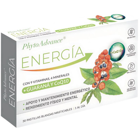 ENERGIA 30 PASTILLAS BLANDAS MASTICABLES PHYTOADVANCE