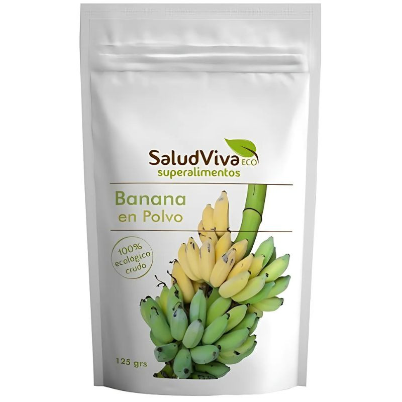 BANANA EN POLVO ECO 125G SALUD VIVA
