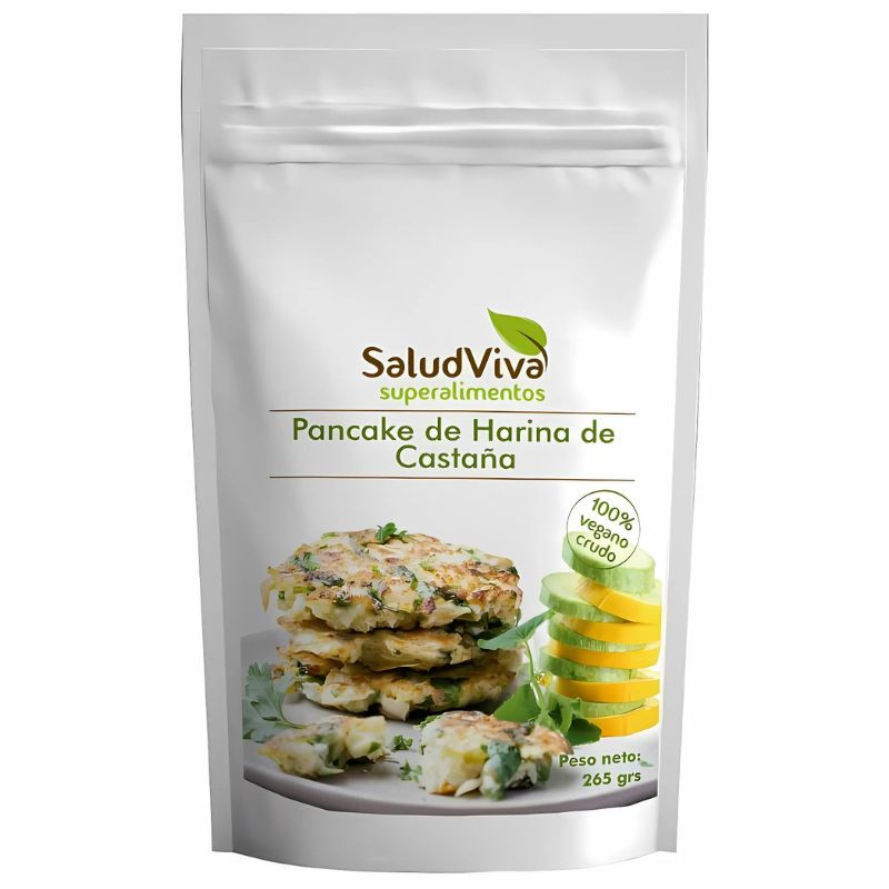 PANCAKES DE HARINA DE CASTAÑA ECO 265G SALUD VIVA