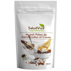 MUESLI PALEO VEGANO DE GERMINADOS AL CACAO ECO 300G SALUD VIVA