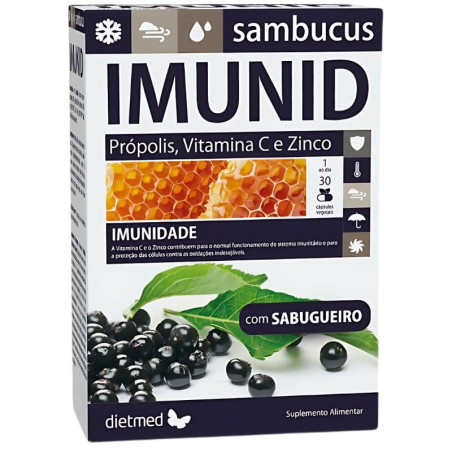 IMUNID SAMBUCUS 30 CÁPSULAS DIETMED