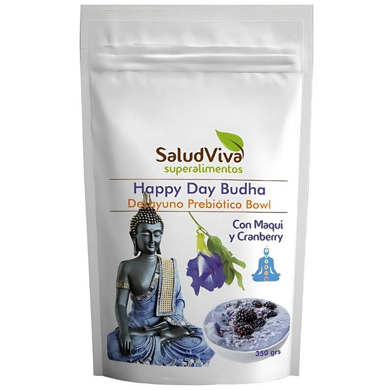 HAPPY DAY BUDHA CON MAQUI Y CRANBERRY 350G SALUD VIVA