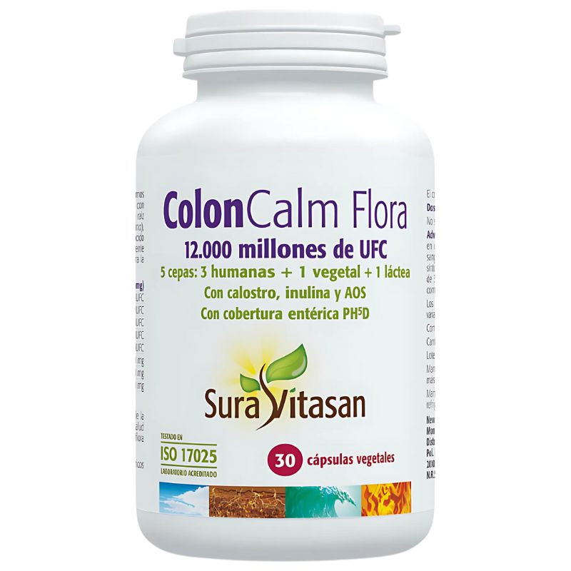 COLON-CALM FLORA 30 CAPSULAS SURA VITASAN