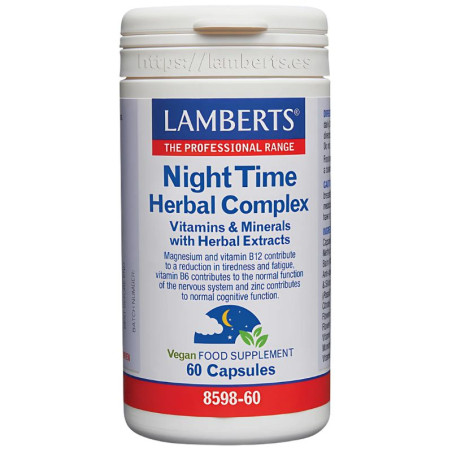 NIGHT TIME HERBAL COMPLEX 60 CÁPSULAS LAMBERTS