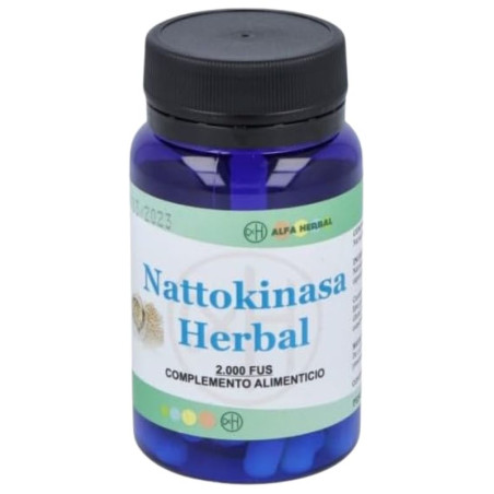 NATTOKINASA HERBAL 60 CÁPSULAS ALFA HERBAL