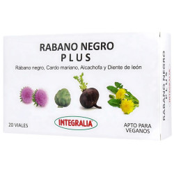 RABANO NEGRO PLUS 20 VIALES INTEGRALIA