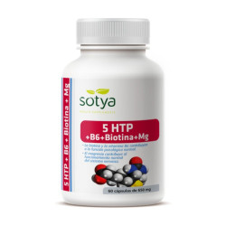 5HTP + B6 + BIOTINA + MG 60 CÁPSULAS SOTYA