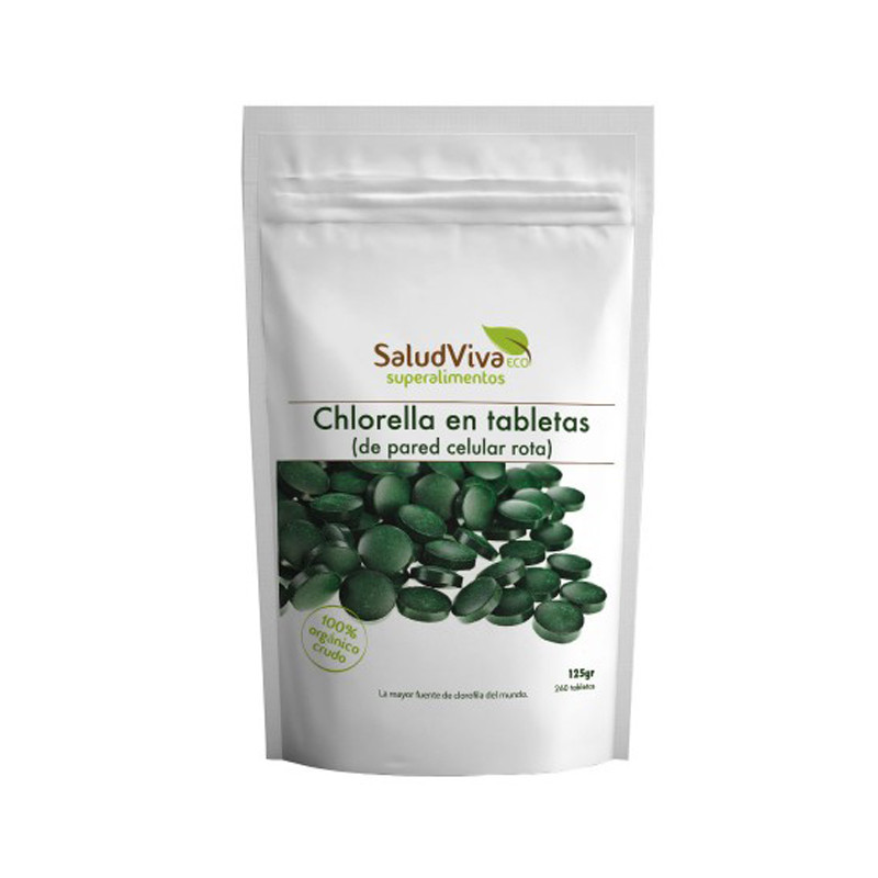 CHLORELLA EN TABLETAS ECO 125G SALUD VIVA