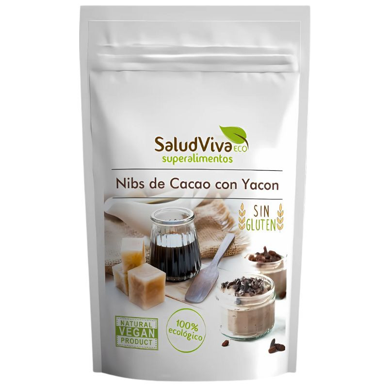 NIBS DE CACAO ENDULZADOS CON YACON ECO 150G SALUD VIVA