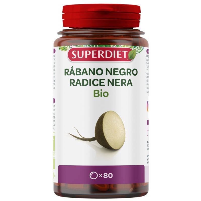 RÁBANO NEGRO BIO 80 COMPRIMIDOS SUPERDIET